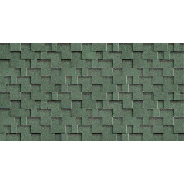 Гибкая черепица Технониколь Шинглас Фокстрот Эвкалипт